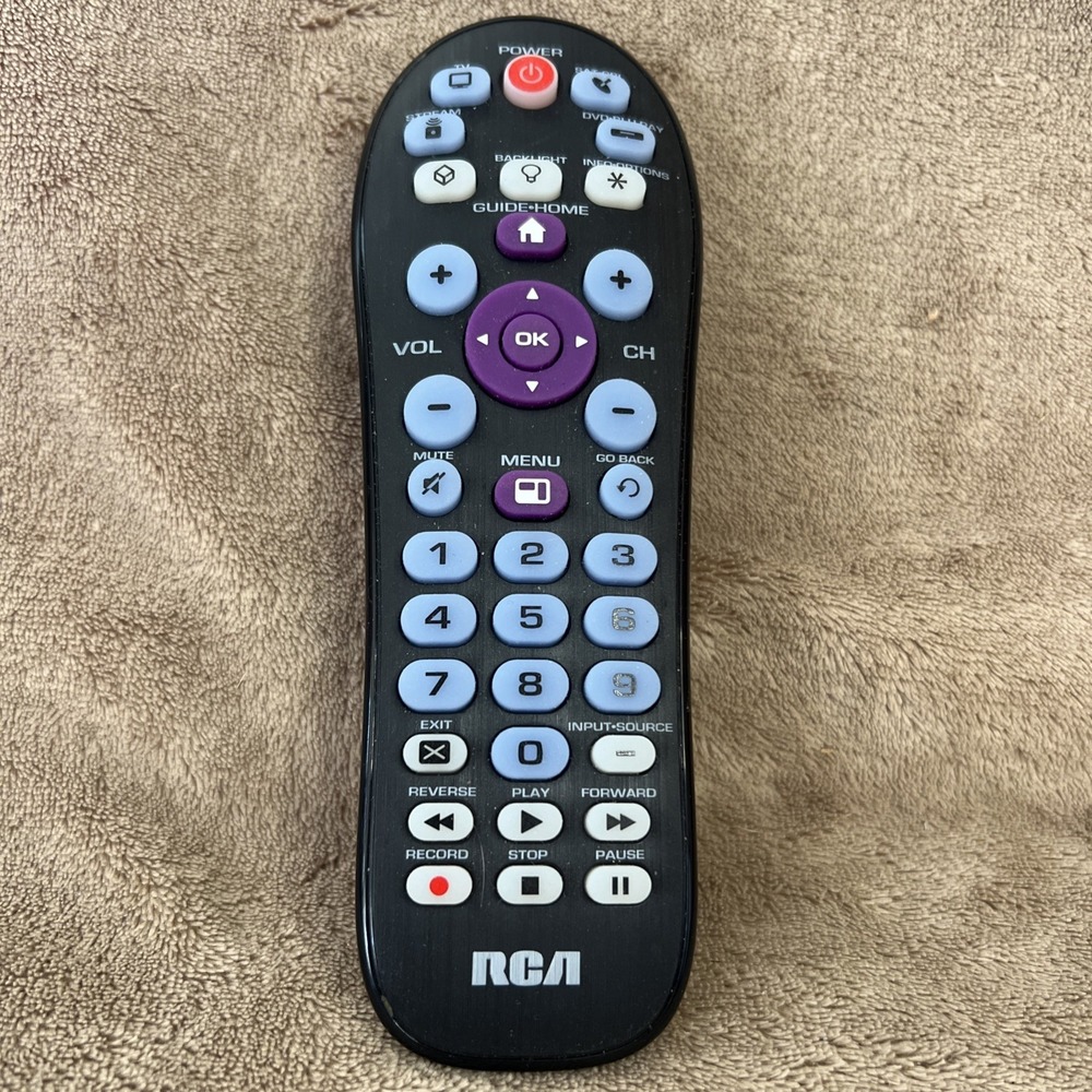 RCA RCR414BHZ 4-Device Universal Remote Control Streaming Player Compatible‎
